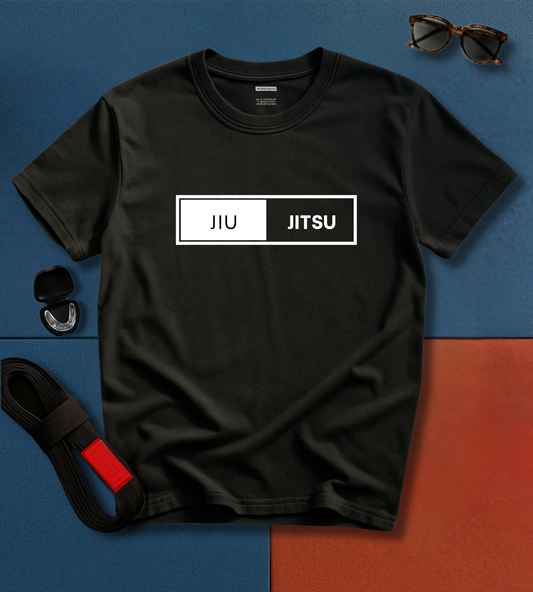 Jiu Jitsu T-Shirt - Black and White