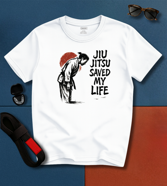 Jiu Jitsu T-Shirt - Jiu-Jitsu Save My Life