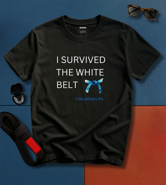 Jiu Jitsu T-Shirt - I Survived The White Belt