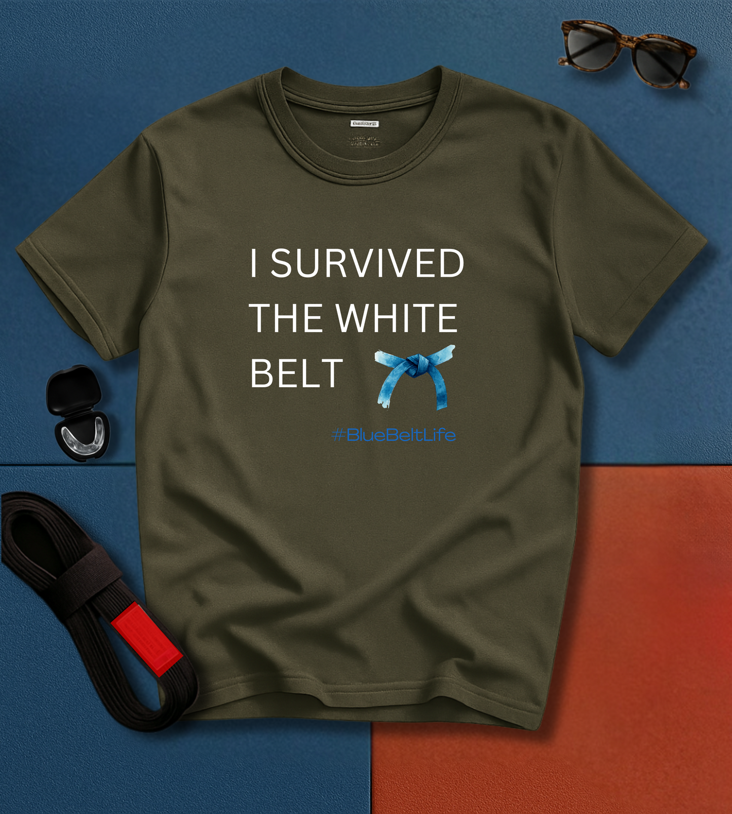 Jiu Jitsu T-Shirt - I Survived The White Belt