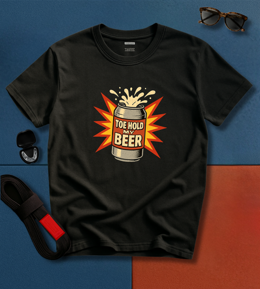 Jiu Jitsu T-Shirt - Toe Hold My Beer