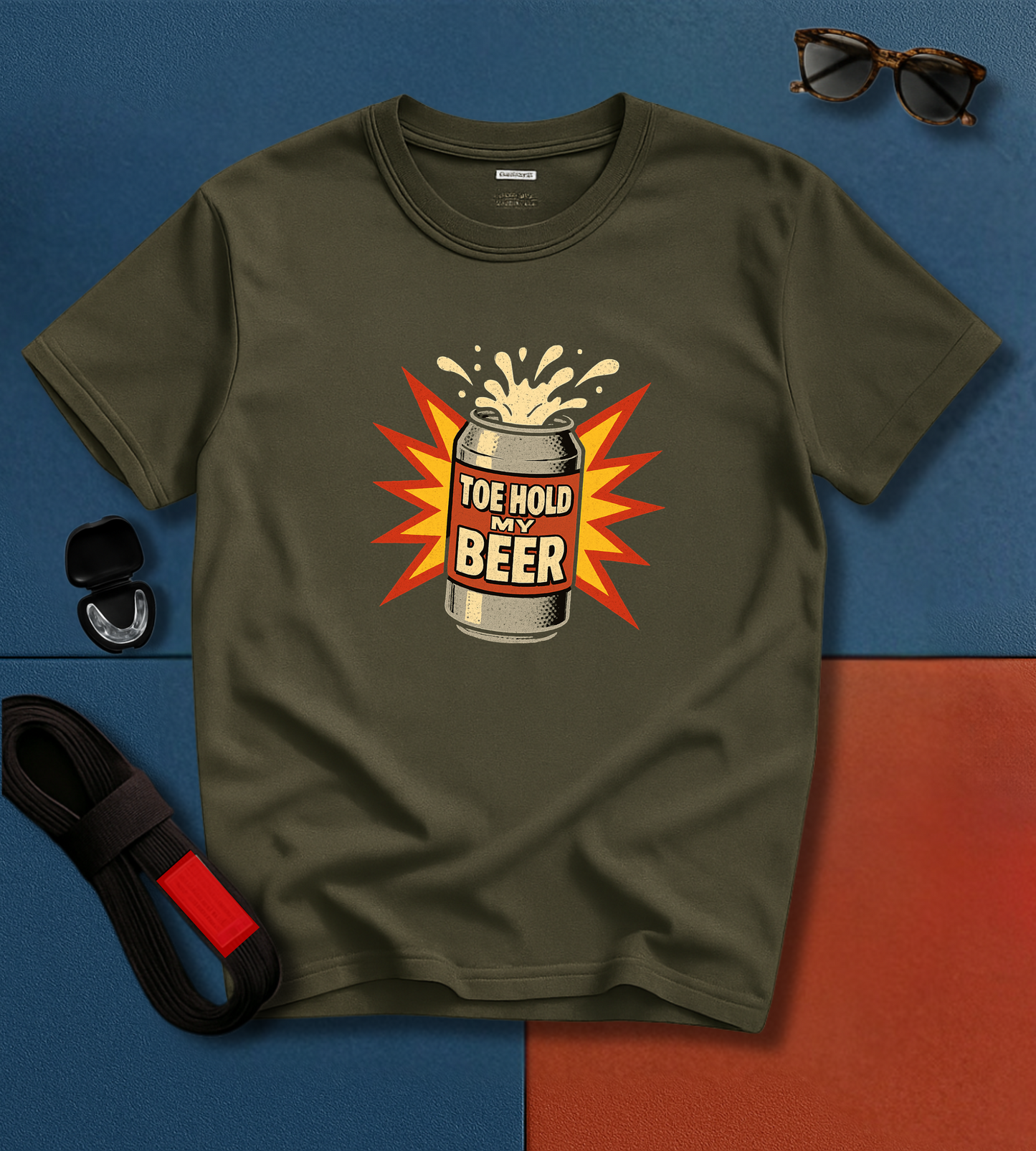 Jiu Jitsu T-Shirt - Toe Hold My Beer