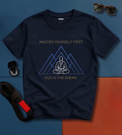 Jiu Jitsu T-Shirt - Master Yourself, Ego is the Enemy