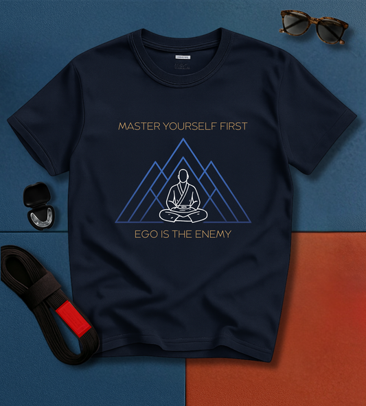 Jiu Jitsu T-Shirt - Master Yourself, Ego is the Enemy