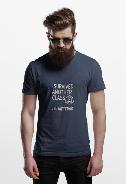 Brazilian Jiu Jitsu shirt - BJJAfter40: I Survived Another Class
