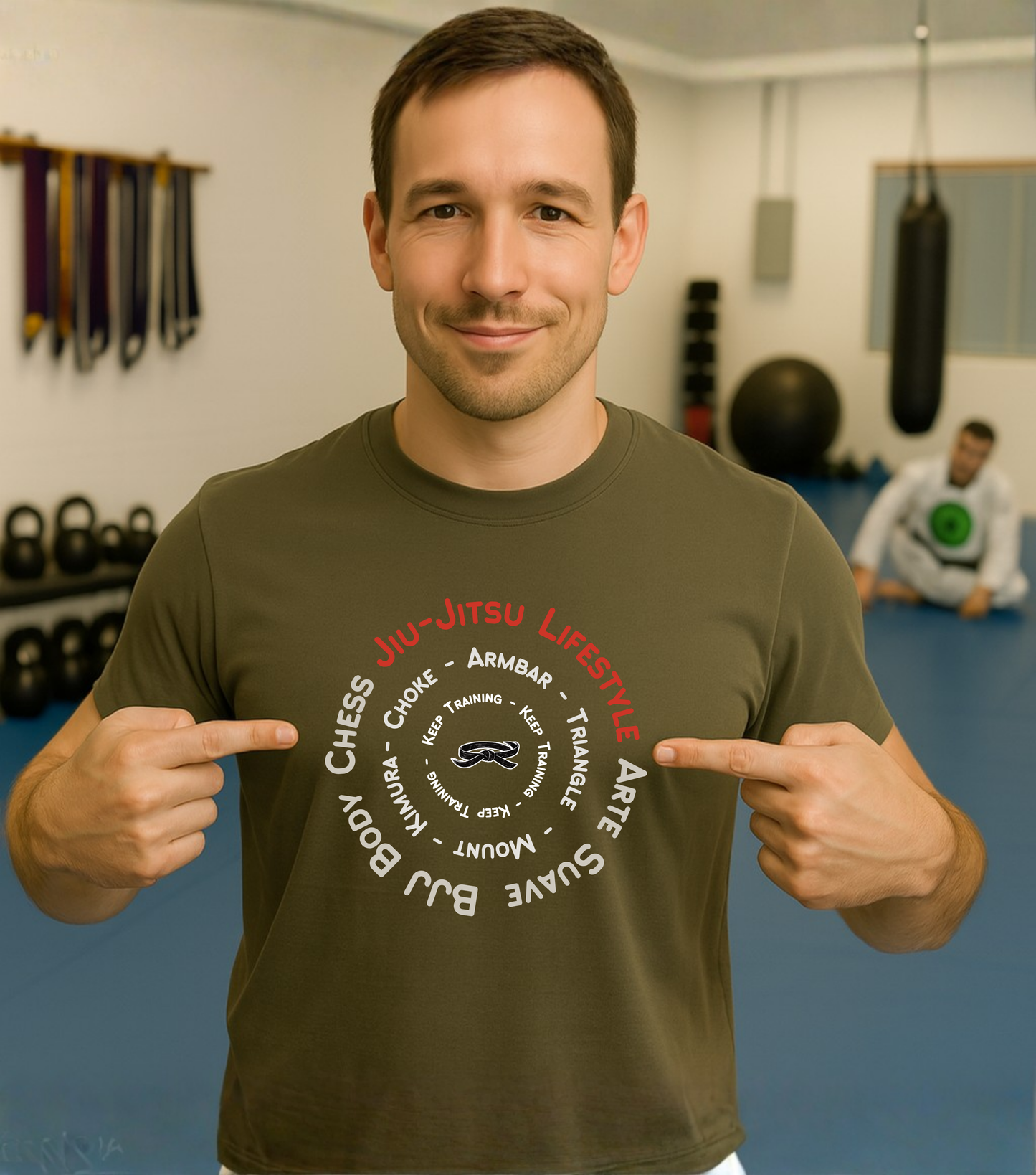 Jiu Jitsu T-Shirt - Never Stop Training