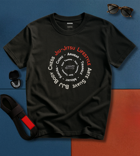 Jiu Jitsu T-Shirt - Never Stop Training