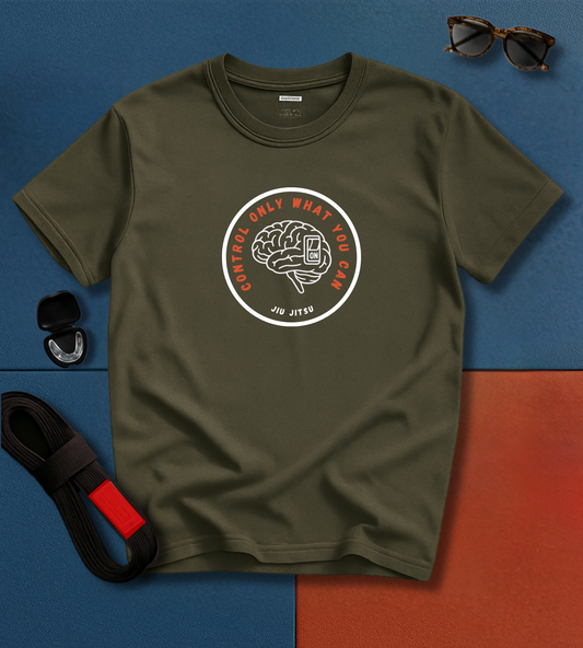 Brazilian Jiu Jitsu shirt - Control What You Can - Minimal