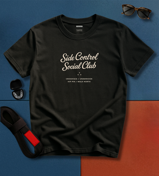 Side Control Social Club BJJ T-shirt