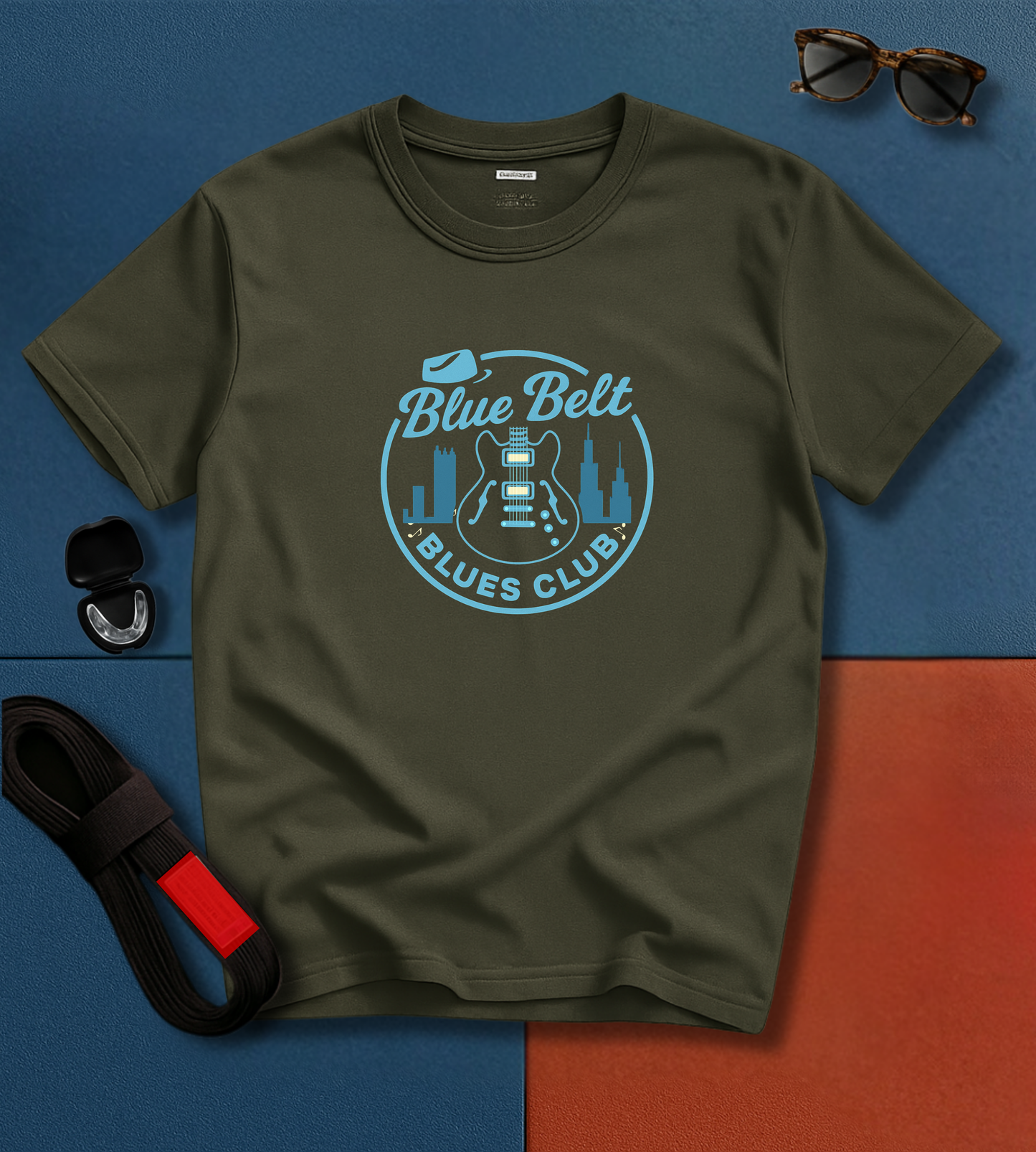 Blue Belt Blues Club BJJ T-shirt