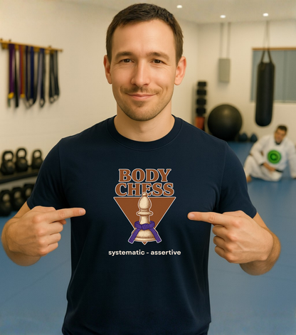 Purple Belt Body Chess BJJ T-shirt