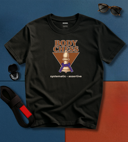 Purple Belt Body Chess BJJ T-shirt