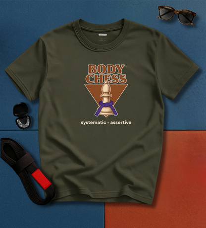 Purple Belt Body Chess BJJ T-shirt