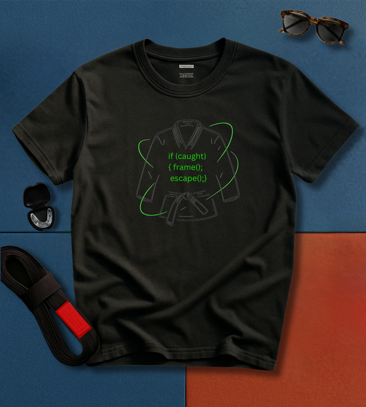I caught; frame and escape BJJ T-shirt