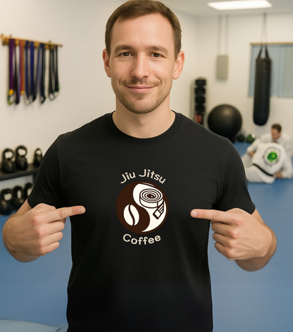 Coffee and Jiu Jitsu BJJ T-shirt