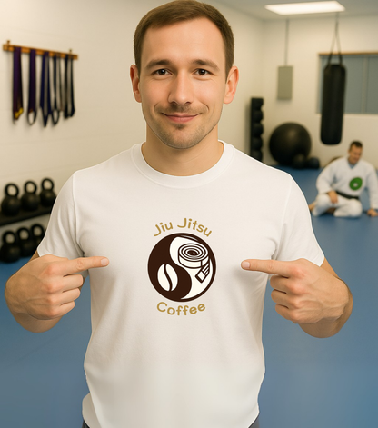 Coffee and Jiu Jitsu BJJ T-shirt