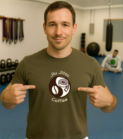 Coffee and Jiu Jitsu BJJ T-shirt
