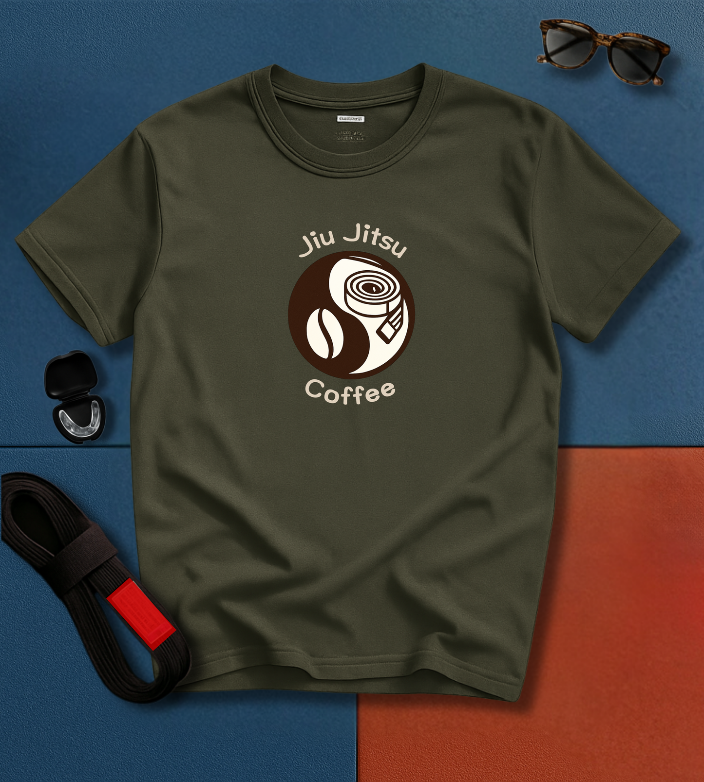 Coffee and Jiu Jitsu BJJ T-shirt