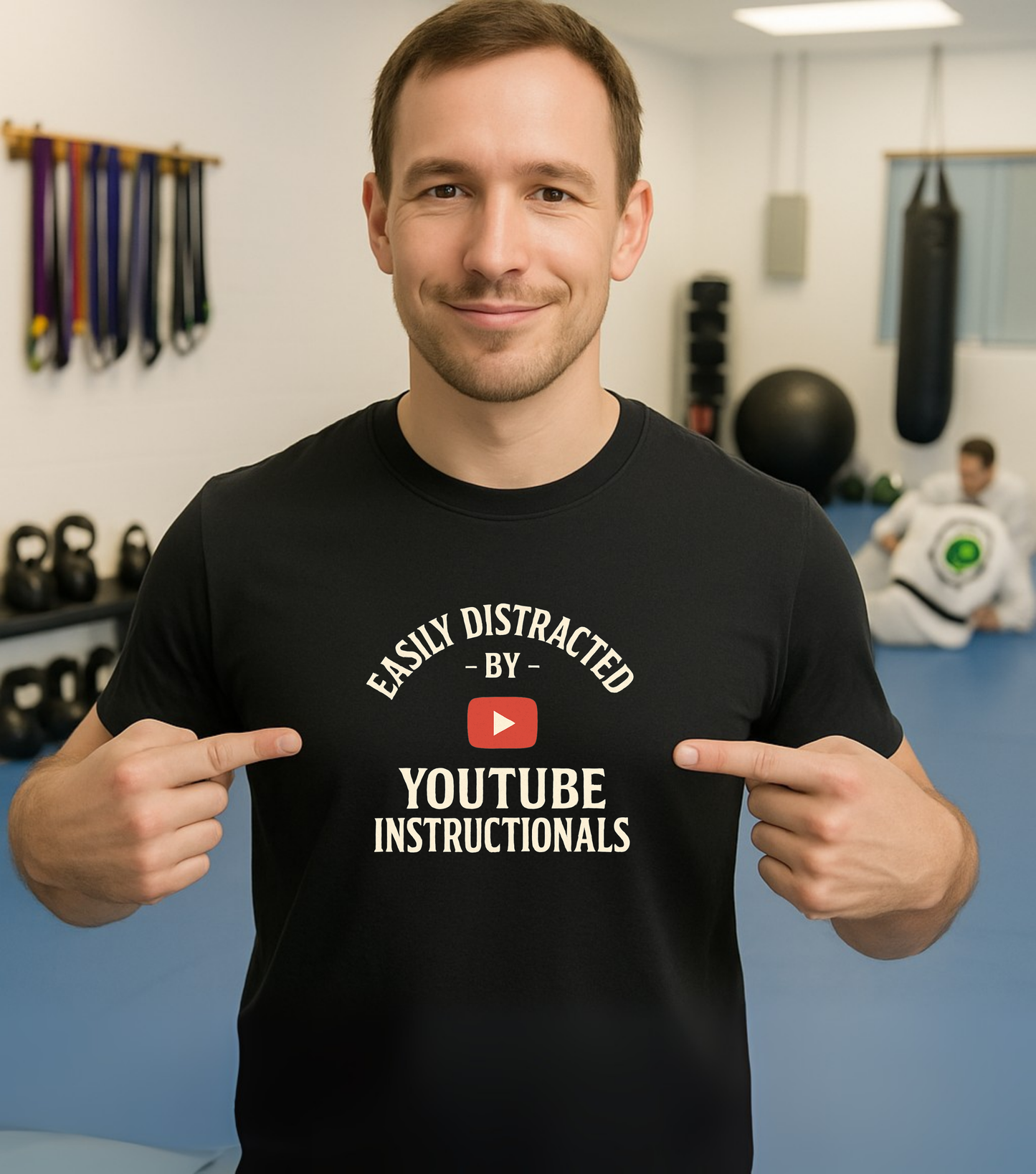 Easily Distracted BJJ T-shirt