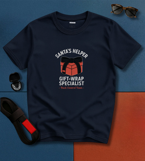 Santa's Helper Shirt in Navy | Frames Culture BJJ t-shirt