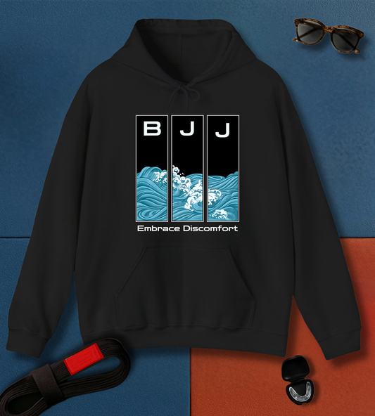 Black / S Resilience Waves BJJ Hoodie Hoodie - Frames Culture