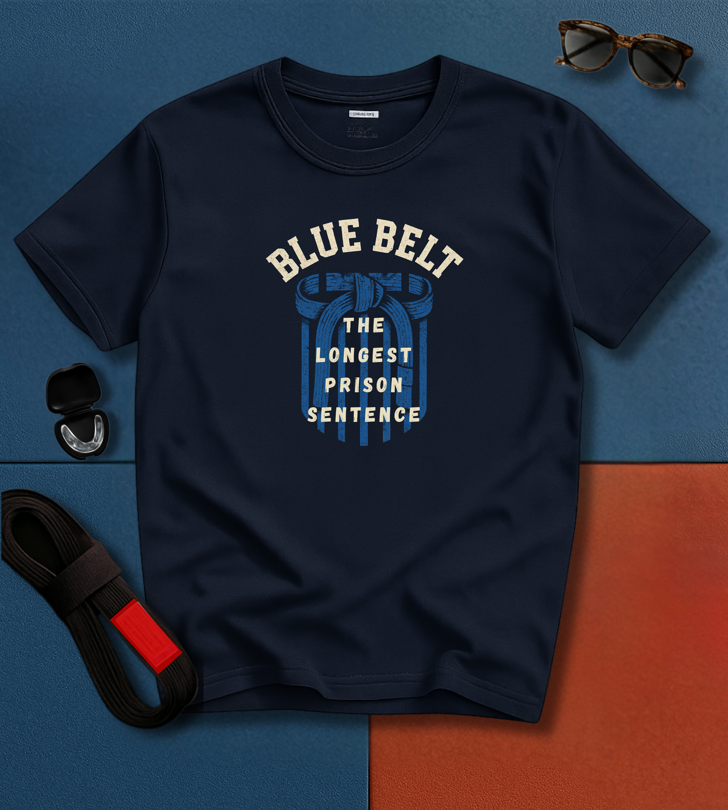 Blue Belt Prison Sentence BJJ T-shirt