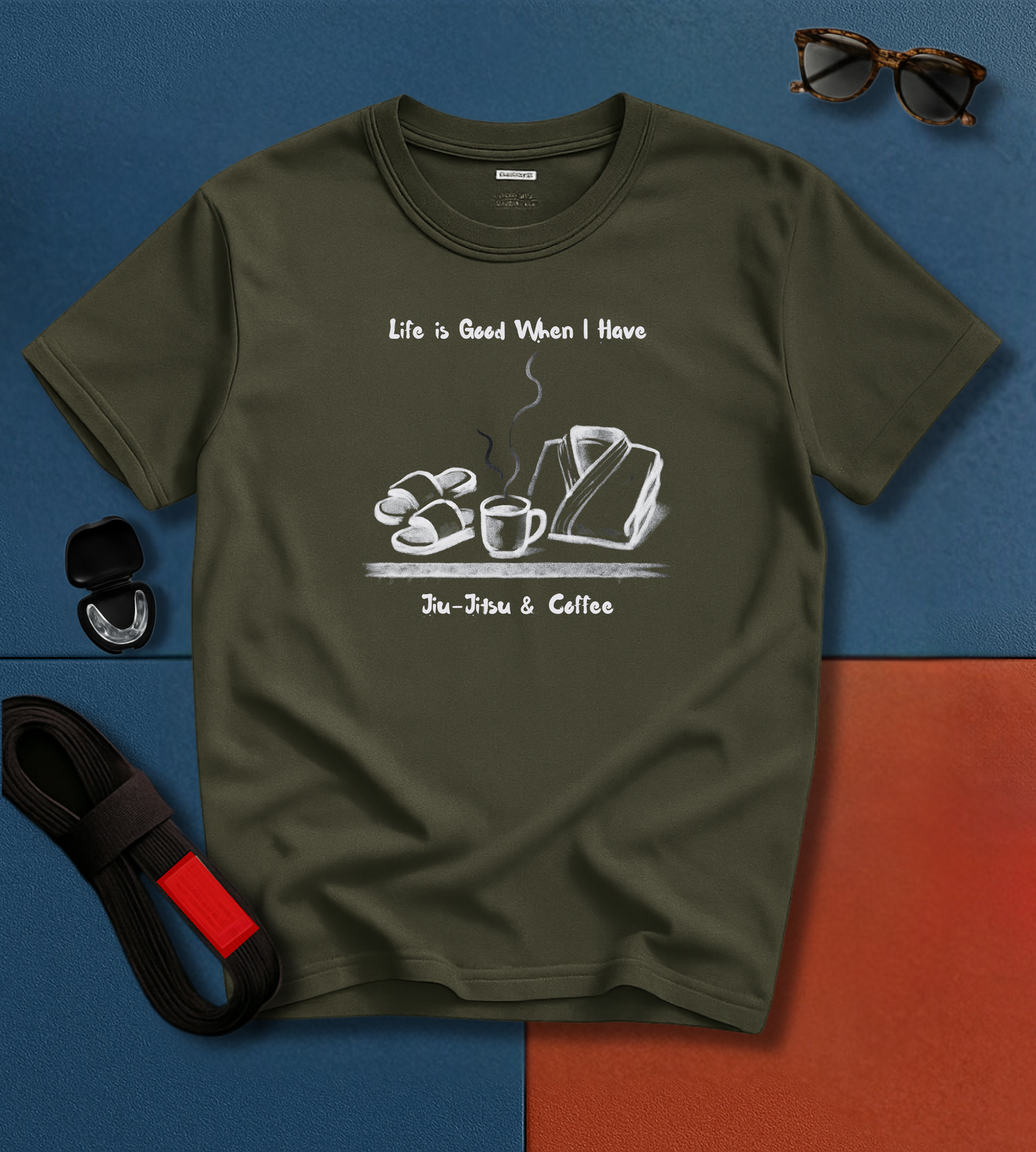 Life is Good BJJ T-shirt