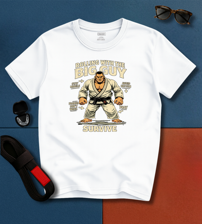 Big Guy Roll BJJ T-shirt