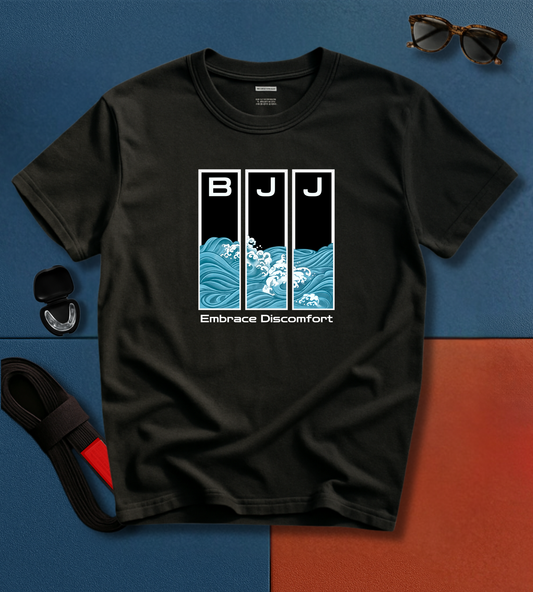 Embrace Discomfort Graphic BJJ T-shirt