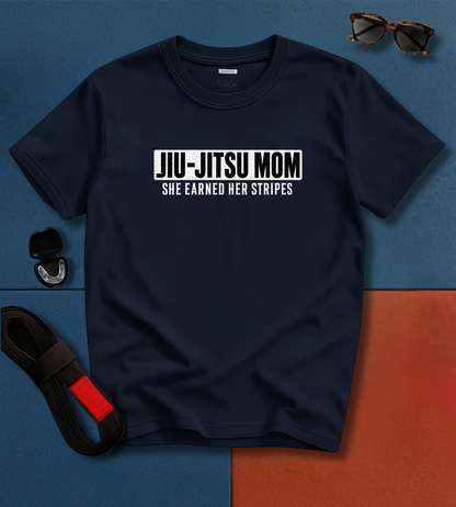 Mom Stripes BJJ T-shirt