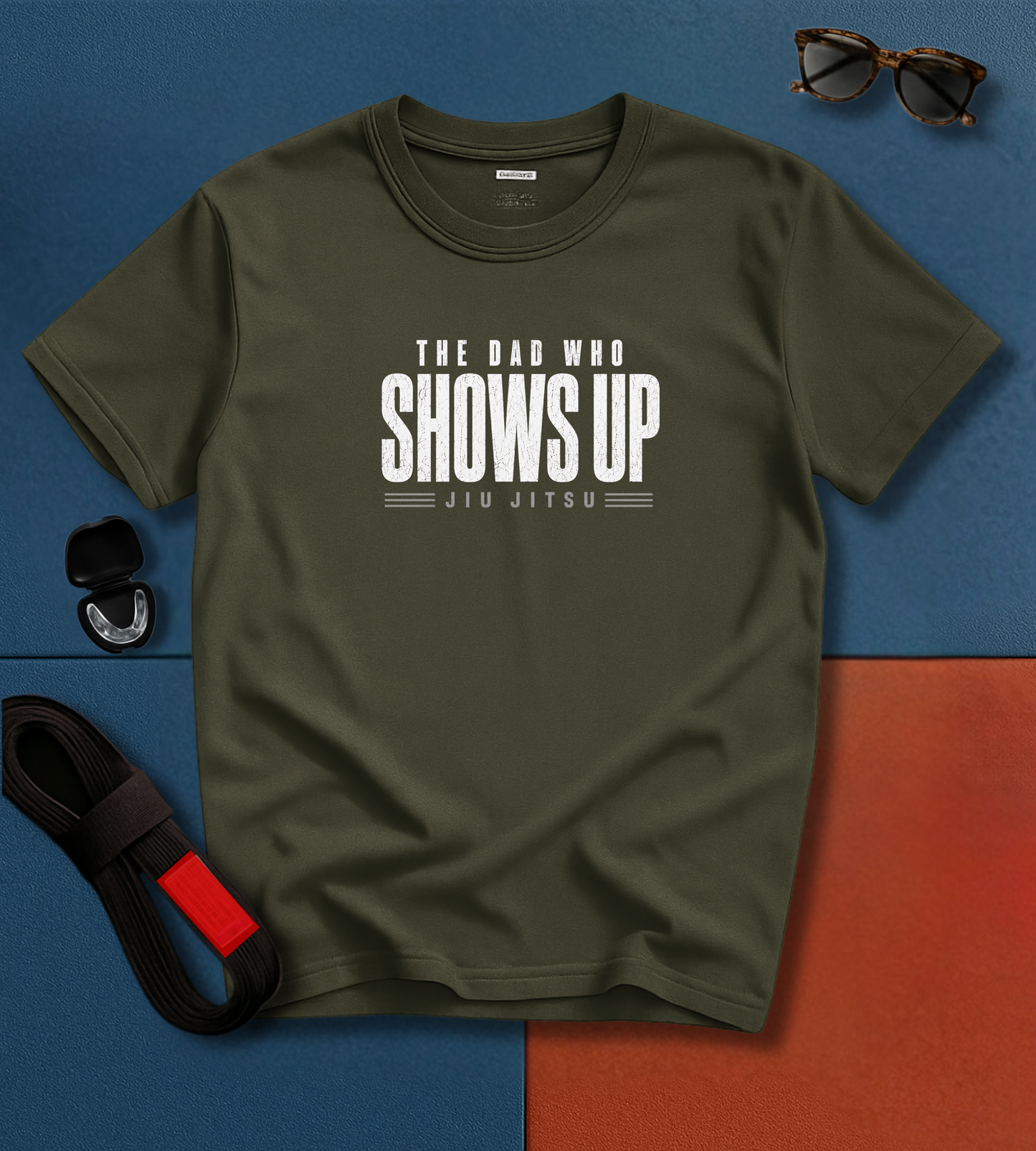 Dad Show Up BJJ T-shirt