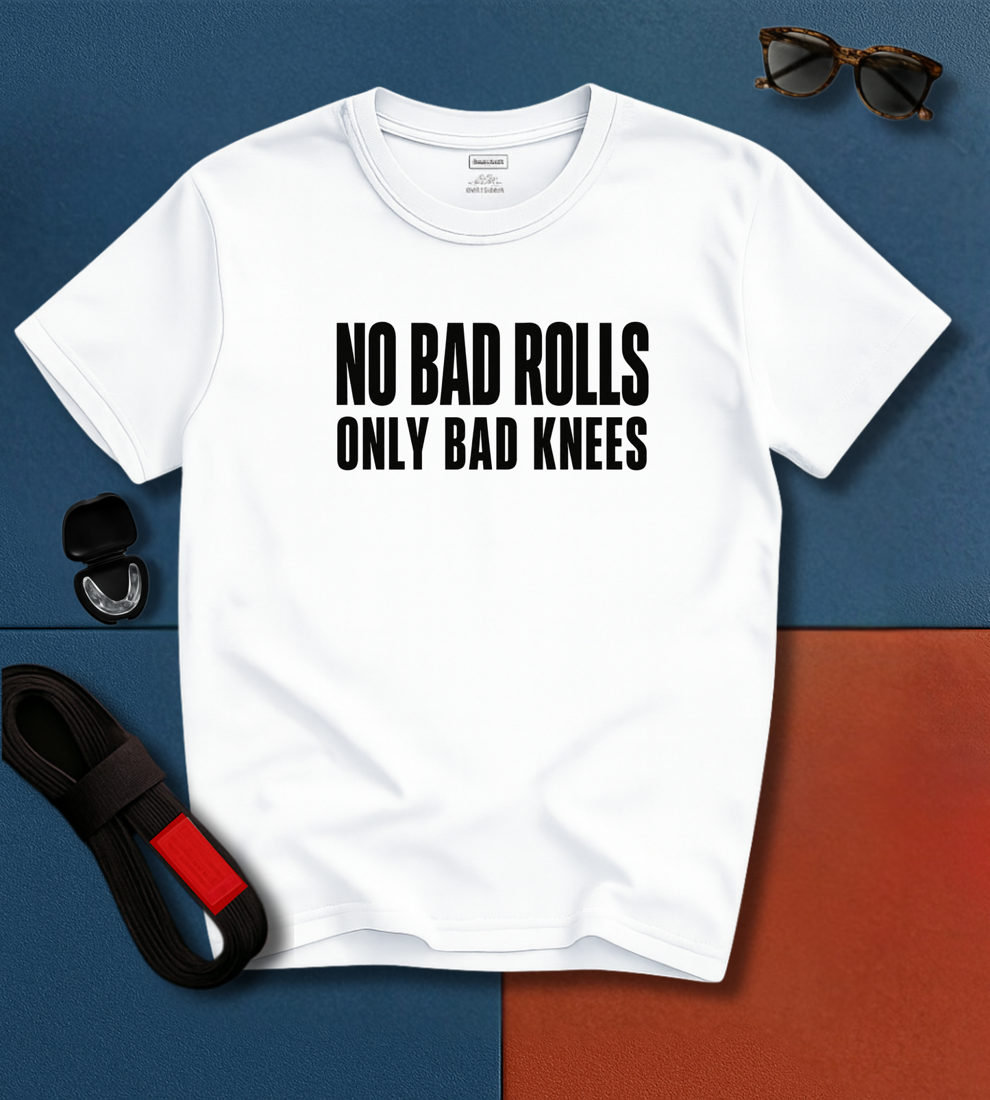 No Bad Rolls BJJ T-shirt