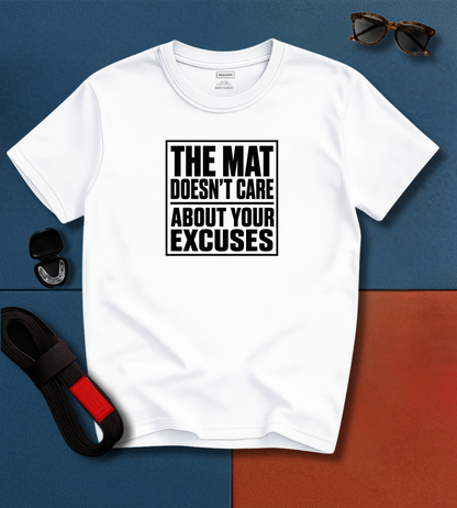Mat Doesn't Care BJJ T-shirt