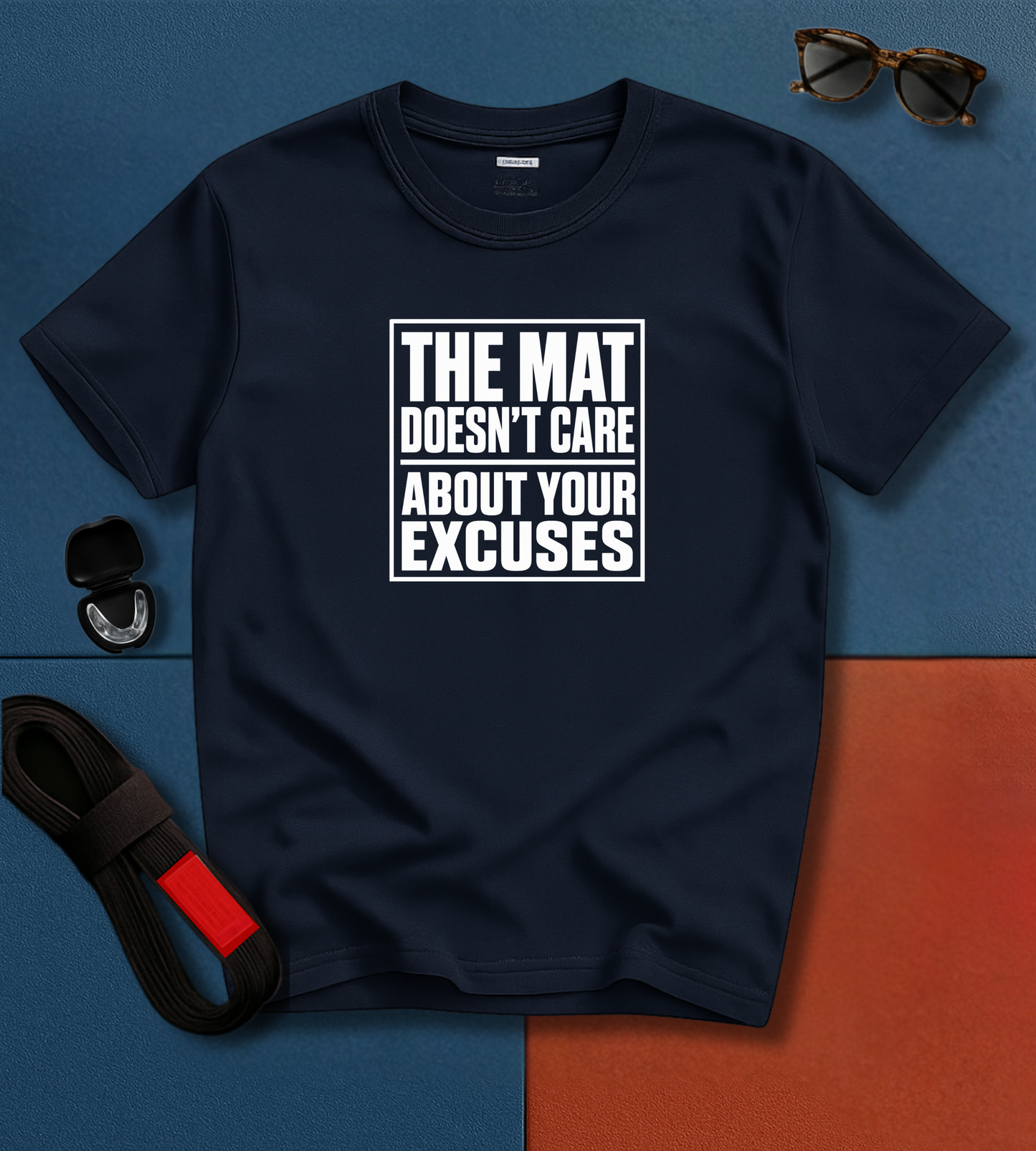 Mat Doesn't Care BJJ T-shirt