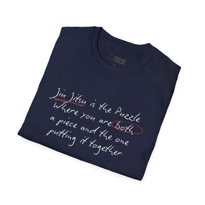 Jiu Jitsu T-Shirt - The Puzzle - Handwritten