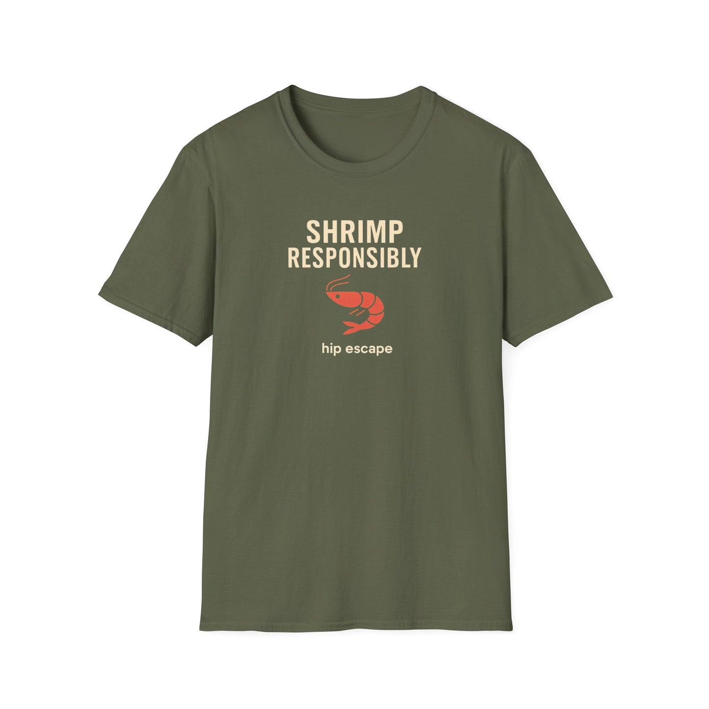 Shrimp Responsibly: Hip Escape BJJ T-shirt