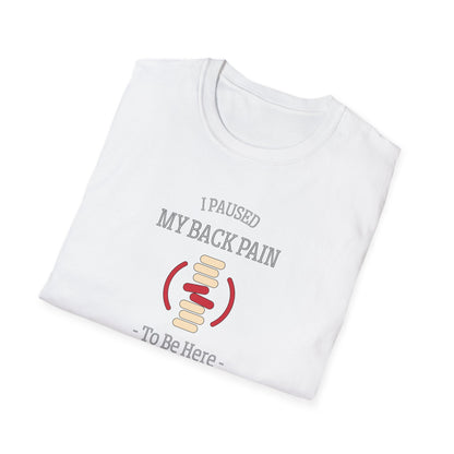 Paused Back Pain BJJ T-shirt