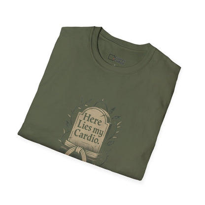 Jiu Jitsu T-Shirt - Here Lies My Cardio - Colors