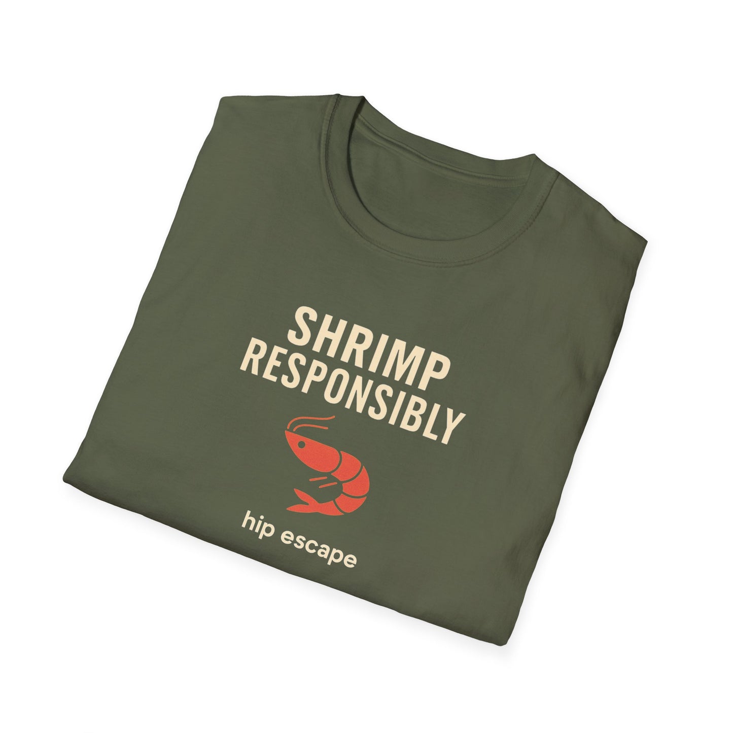 Shrimp Responsibly: Hip Escape BJJ T-shirt