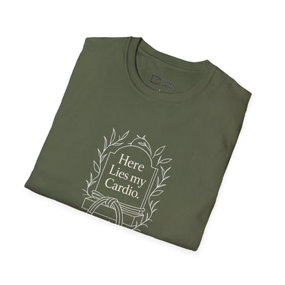 Here Lies My Cardio BJJ T-shirt